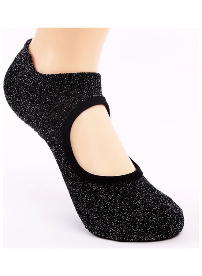 Generic Non Skid Breathable Low Cut Backless Barre Socks 20x20x20cm - Image 1