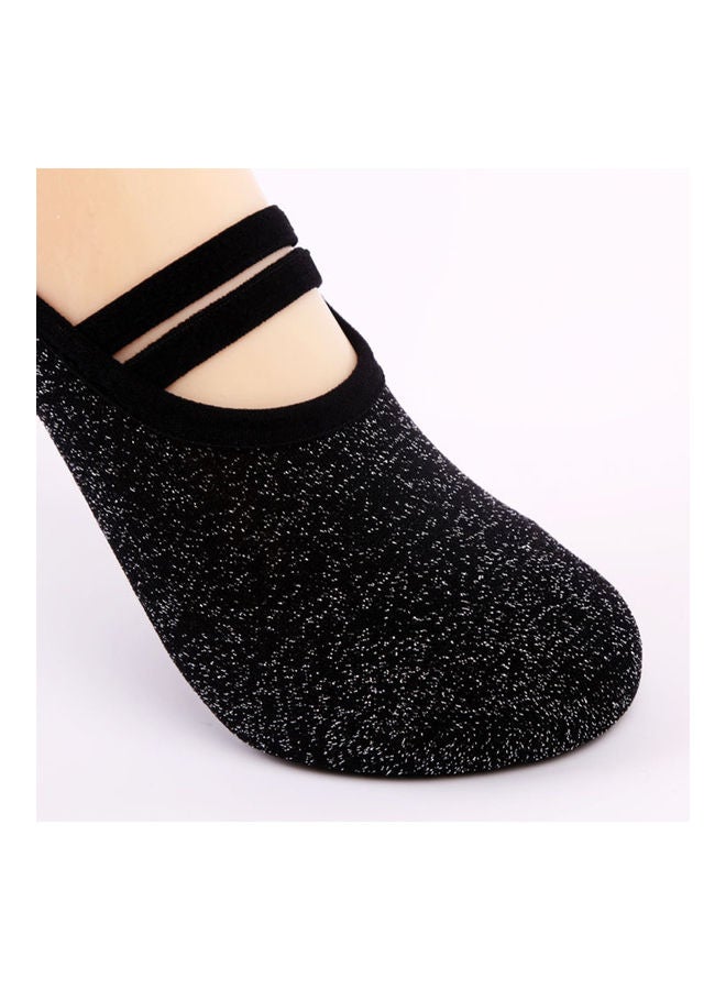 Generic Non Skid Breathable Low Cut Backless Barre Socks 20x20x20cm - Image 5