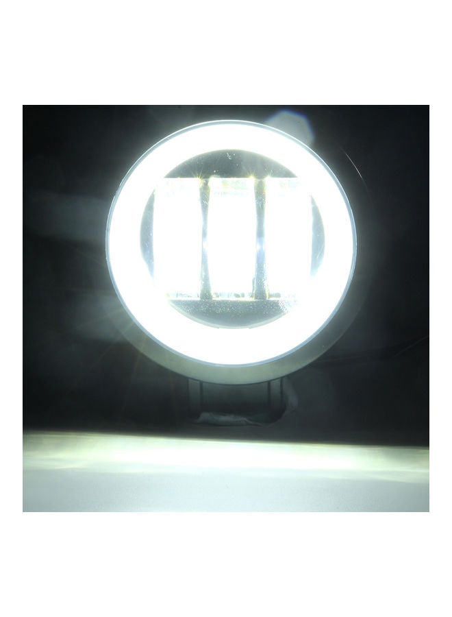 2-Piece Waterproof Square LED Angel Eye Fog Light - Image 3