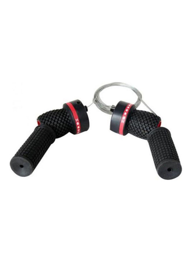 Generic - 1-Pair Plastic & Rubber Bicycle Cycle Speed Shifter Derailleur Handle Grip Gear 14x14x14cm - Image 1