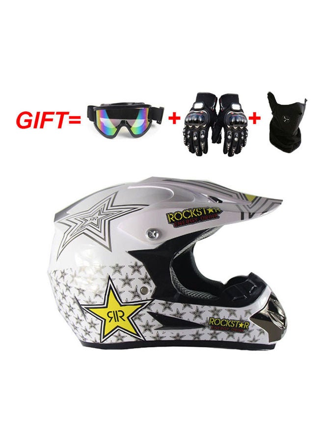 Generic 5-Piece Off-Road Motorcycle Helmet - Image 1