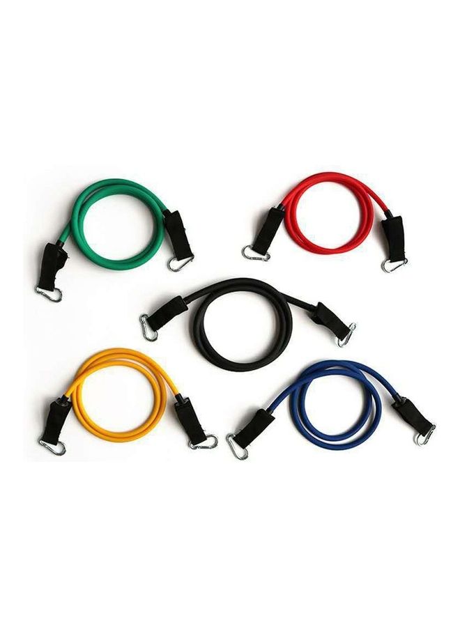 Generic 11-Piece Latex Resistance Fitness Exercise Tube Rope Set 0.5kg - Image 3