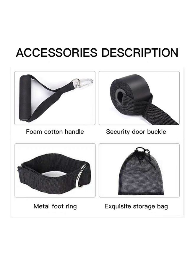 Generic 11-Piece Latex Resistance Fitness Exercise Tube Rope Set 0.5kg - Image 5