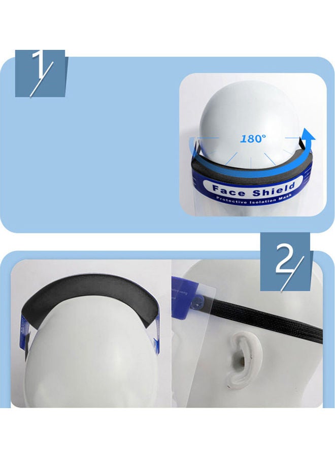 Generic - 2-piece Protective  Full Face Shield Set 29x29x29cm - Image 1