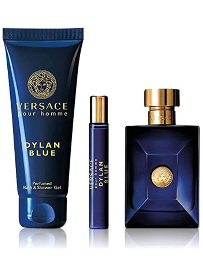VERSACE Dylan Blue Gift Set (EDT 100ml, Shower Gel 150ml & Travel Spray 10ml)