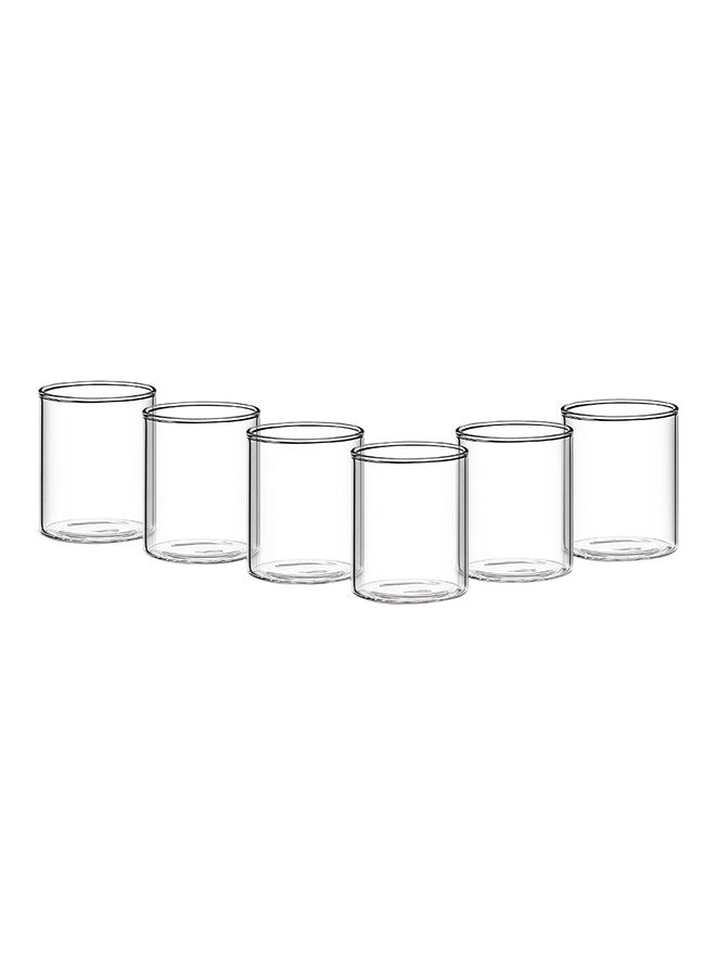 BOROSIL 6-Piece Vision Juice Glass Set Clear  - Image 1
