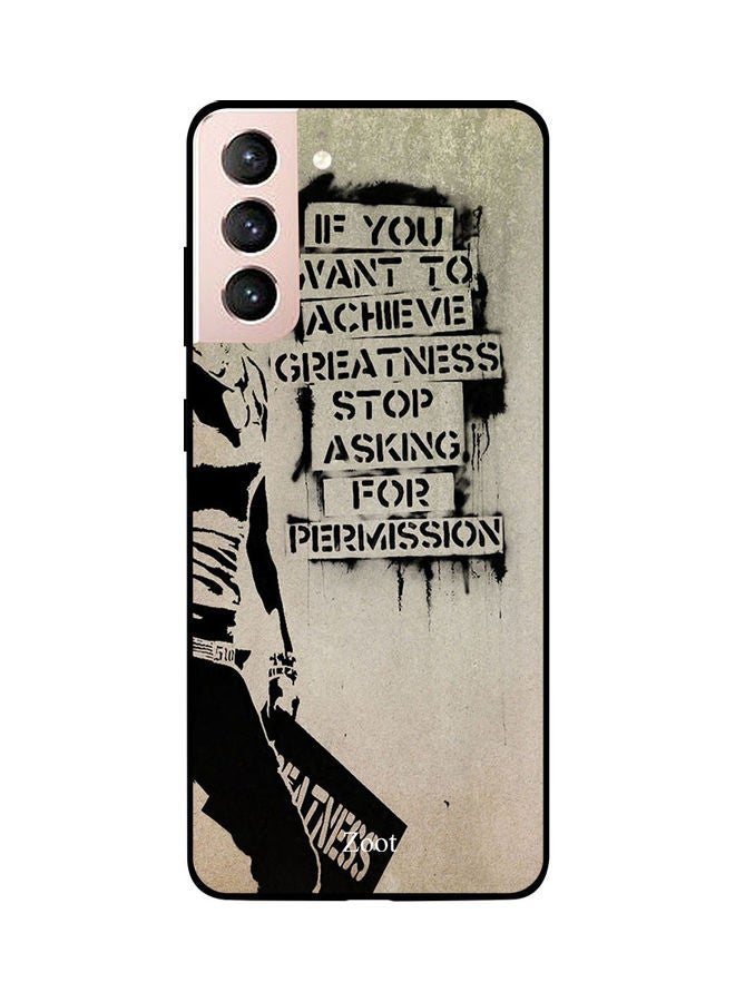 Zoot Protective Case Cover For Samsung Galaxy S21 Plus Black/White - Image 1