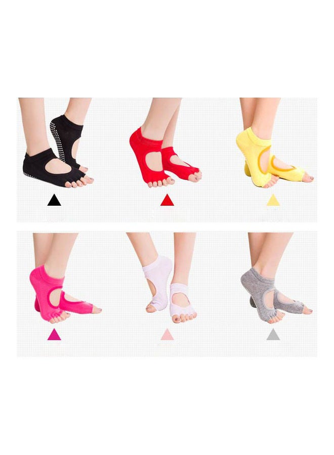 Generic Non Slip Yoga Socks 12 x 12 x 12cm - Image 2