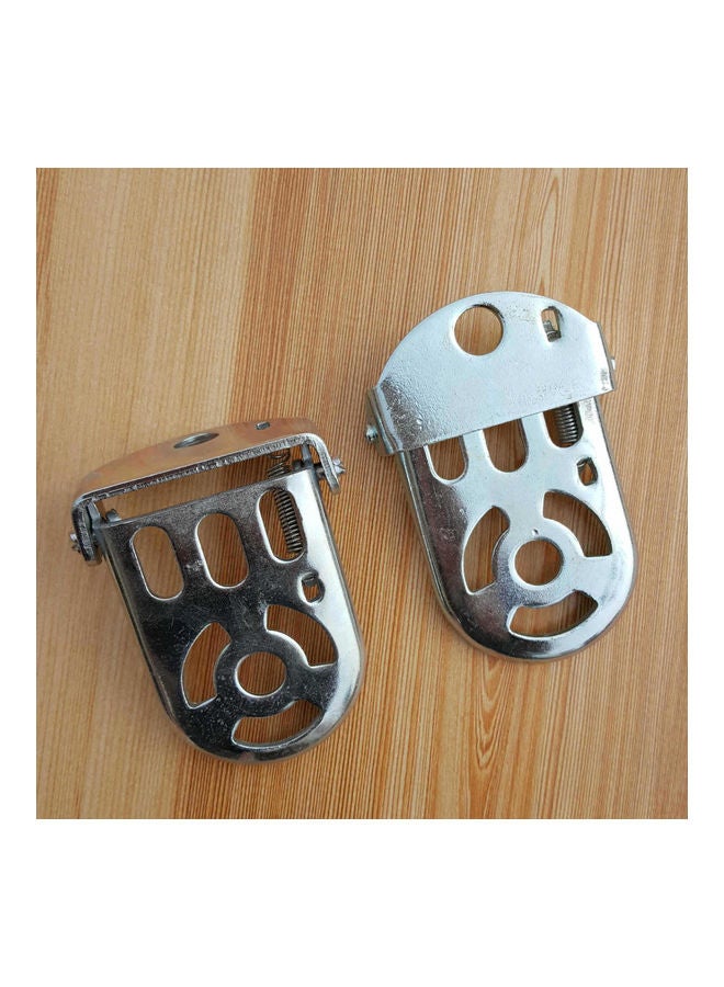 Bicycle Metal Folding Extension Rear Foot Pedal 11 x 11 x 11cm