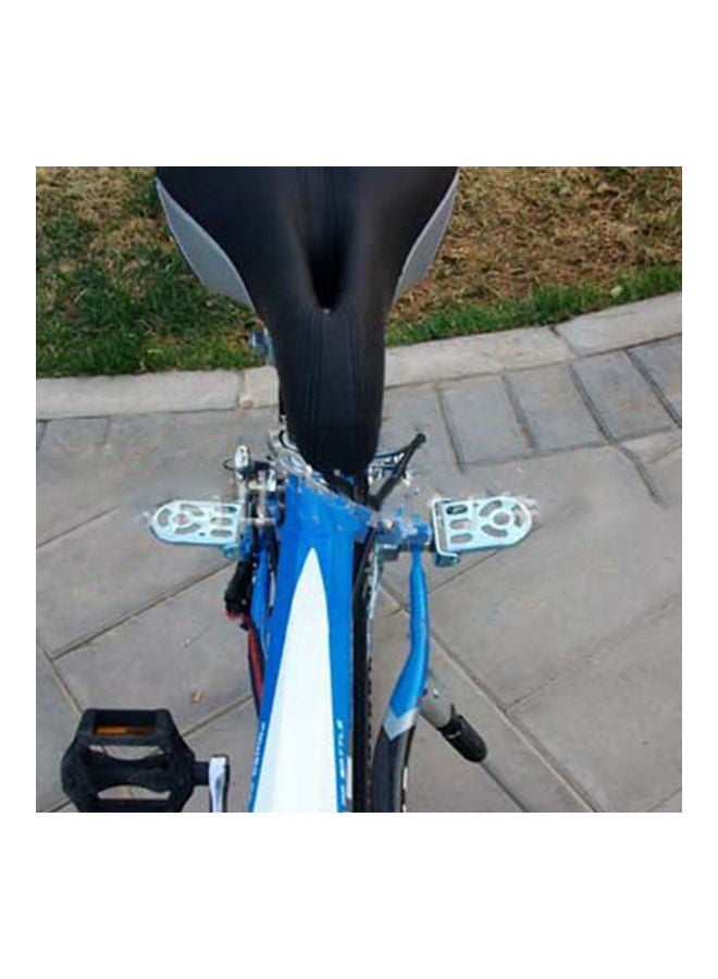 Bicycle Metal Folding Extension Rear Foot Pedal 11 x 11 x 11cm
