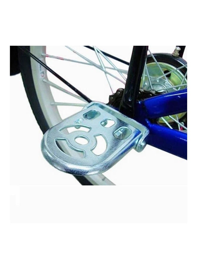 Bicycle Metal Folding Extension Rear Foot Pedal 11 x 11 x 11cm
