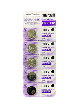 5-Piece Lithium Battery CR2032 Multicolour - v1610983191/N22257840A_1