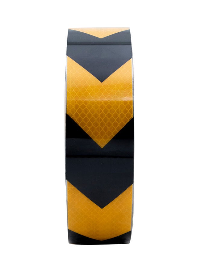 Reflective Arrow Heavy Duty Tape Orange/Black 4inch - Image 2