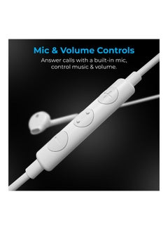 PROMATE Lightning Earbuds,Noise Isolating Hi-Fi Apple MFi Certified Mono Earphone with In-Line Volume Control,Built-In Microphone and Tangle-Free Cord,iPhone,iPad Pro,iPod,iOS Devices,GearPod-LT White  - Image 4