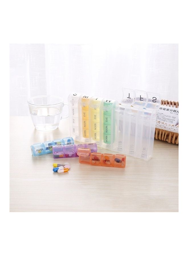 Generic 7-Piece Portable Weekly Pill Medicine Box Storage Set  - Image 3