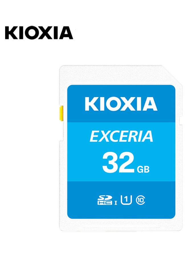 KIOXIA Exceria SD Memory Card Blue/White - Image 1