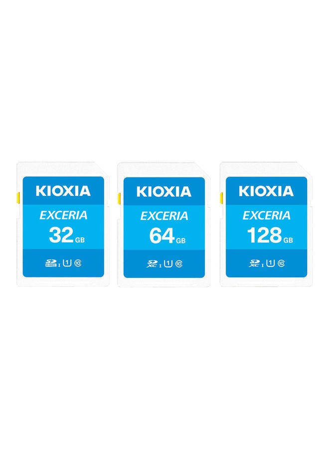 KIOXIA Exceria SD Memory Card Blue/White - Image 3