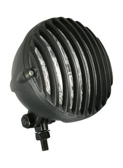 Scalloped Headlight With Grille Lampshade Chopper Bobber