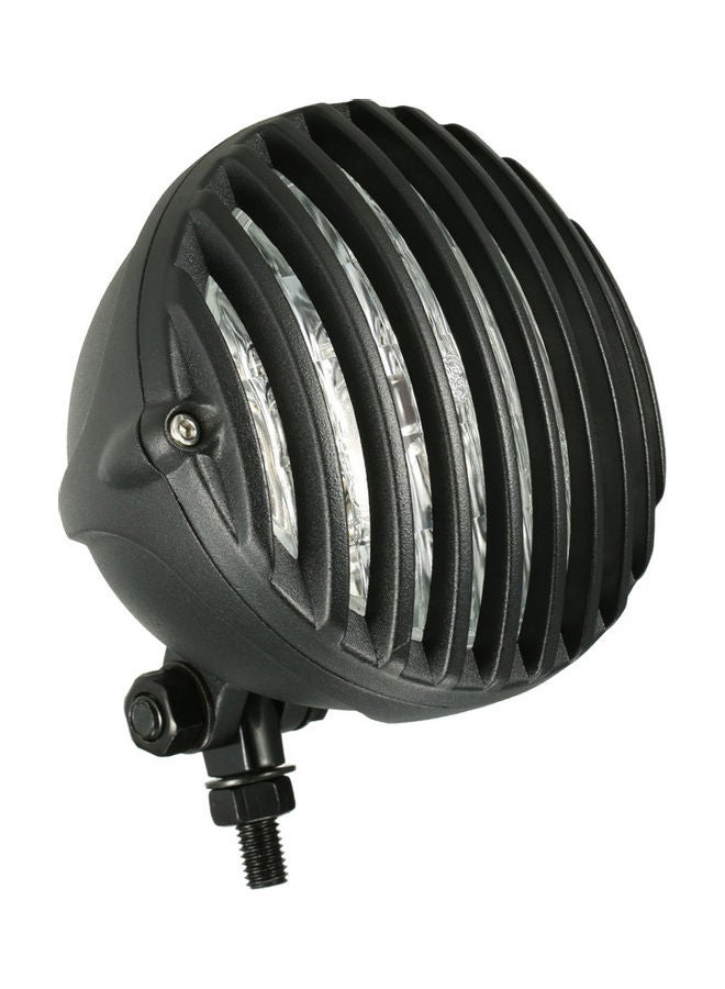 Generic Scalloped Headlight With Grille Lampshade Chopper Bobber  - Image 1