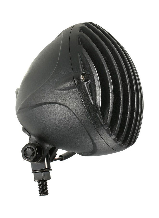 Generic - Scalloped Headlight With Grille Lampshade Chopper Bobber - Image 1