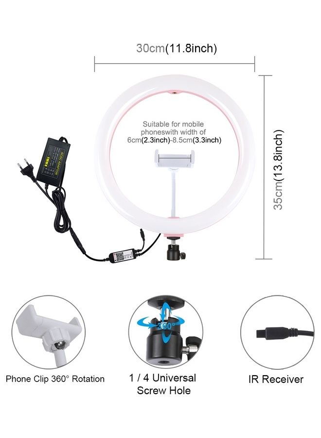 PULUZ Dimmable LED Ring Light Red/Green/Blue - Image 3
