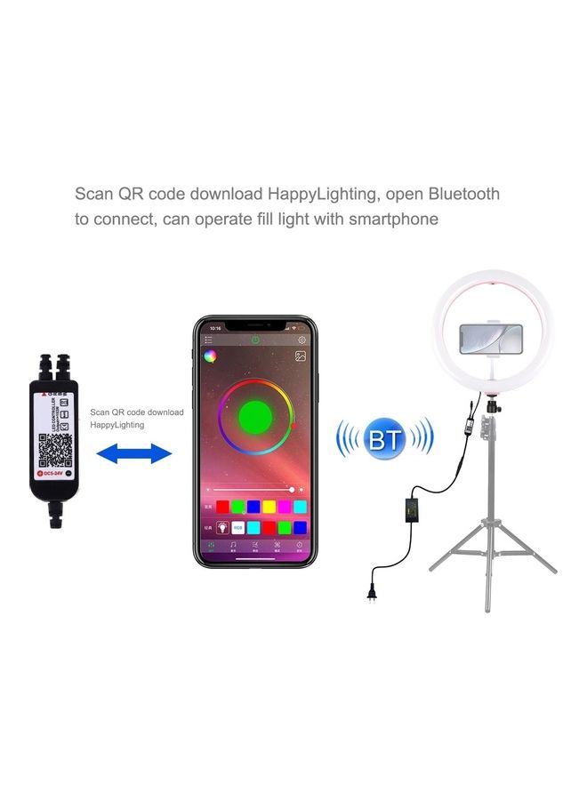 PULUZ Dimmable LED Ring Light Red/Green/Blue - Image 5