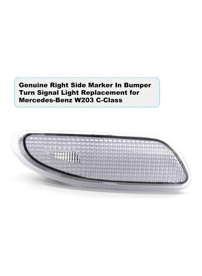 Generic Replacement Right Side Marker In Bumper Signal Light For Mercedes-Benz W203 C-Class  - Image 2