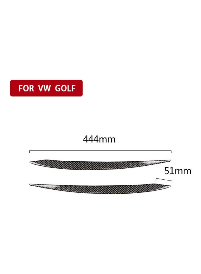 Generic 2-Piece Headlight Cover For Volkswagen VW Golf 7 7.5  - Image 3
