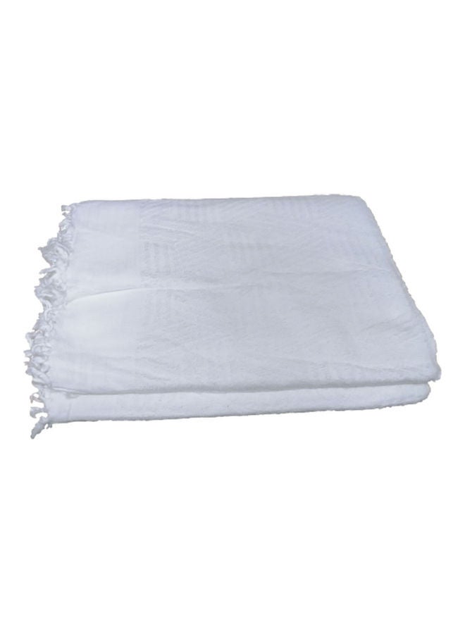 UTEX 2-Piece Ihram Set Haji Towel for Men White 110 × 210cm - Image 2