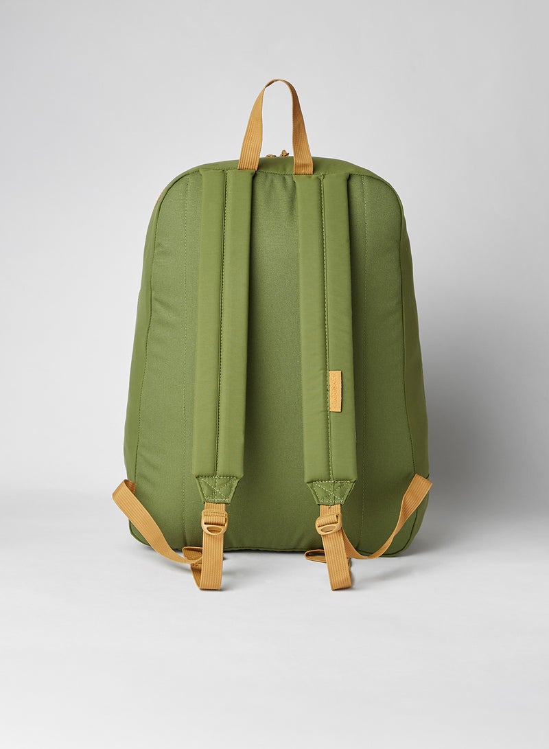 JANSPORT - Super Lite Backpack New Olive With Dijon Brown - Image 1