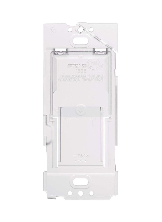 LUTRON Wireless Wall Plate Bracket White 2.25x2.25x4.5inch 