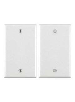 Leviton 2-Pack Wall Plate Off White 5x3x0.5inch 