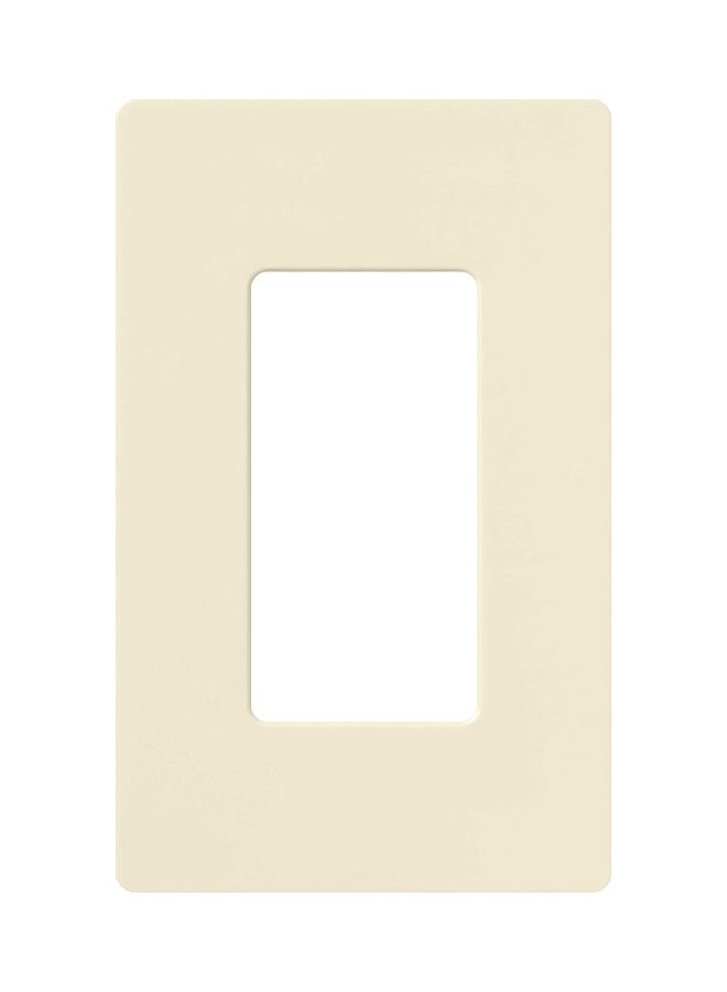 LUTRON Single Gang Wall Plate Almond 0.25x3x4. 75inch 