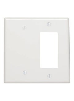 Leviton Single Gang Wall Plate White 