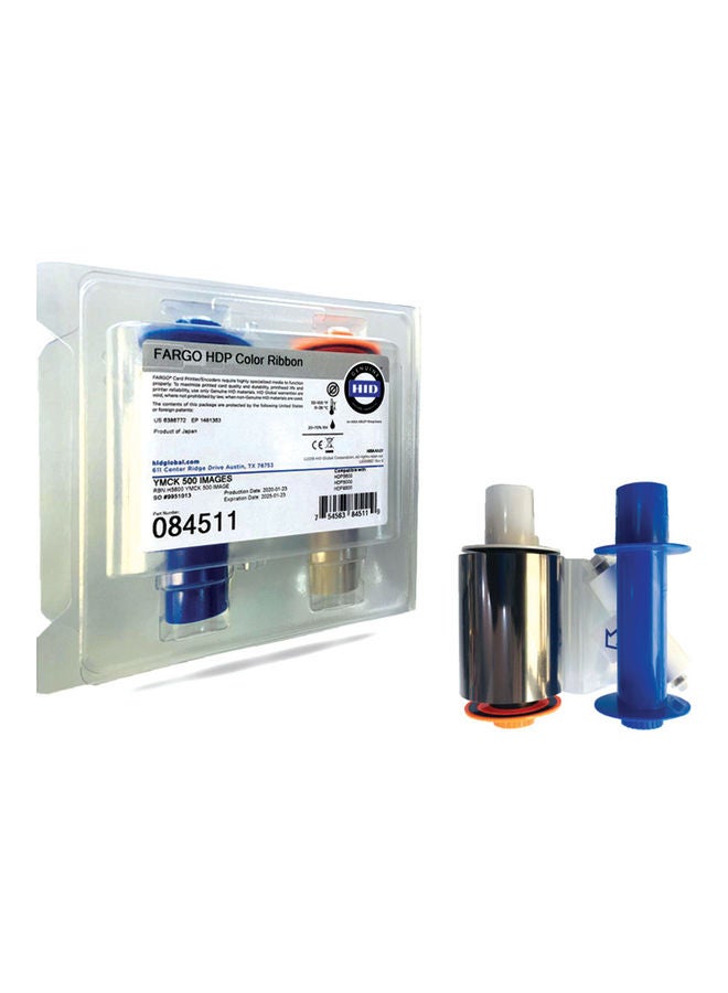 Fargo - 84511 Ymck Color Ribbon For Hdp5600 And Hdp5000 Printers Multicolour - Image 1