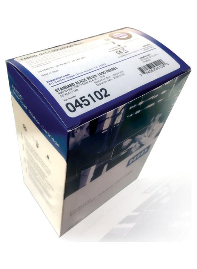 Fargo DTC1000/4000 Resin Ribbon Black  - Image 3