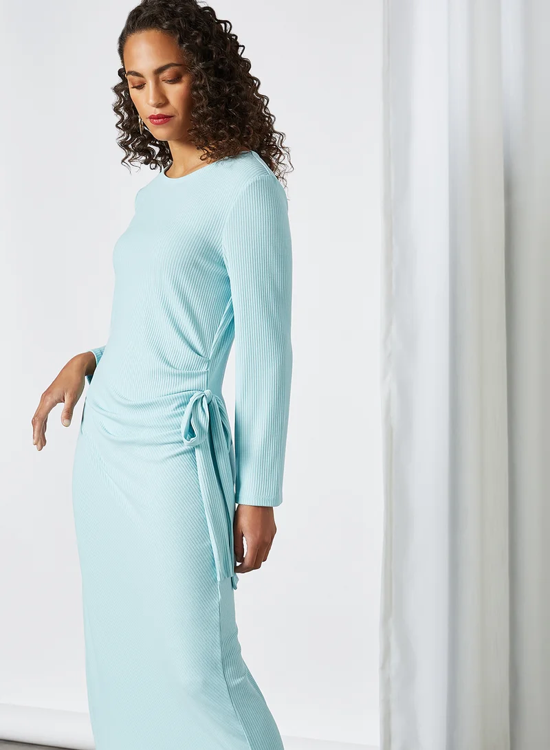SIVVI for HANIYA Knit Side Tie Dress