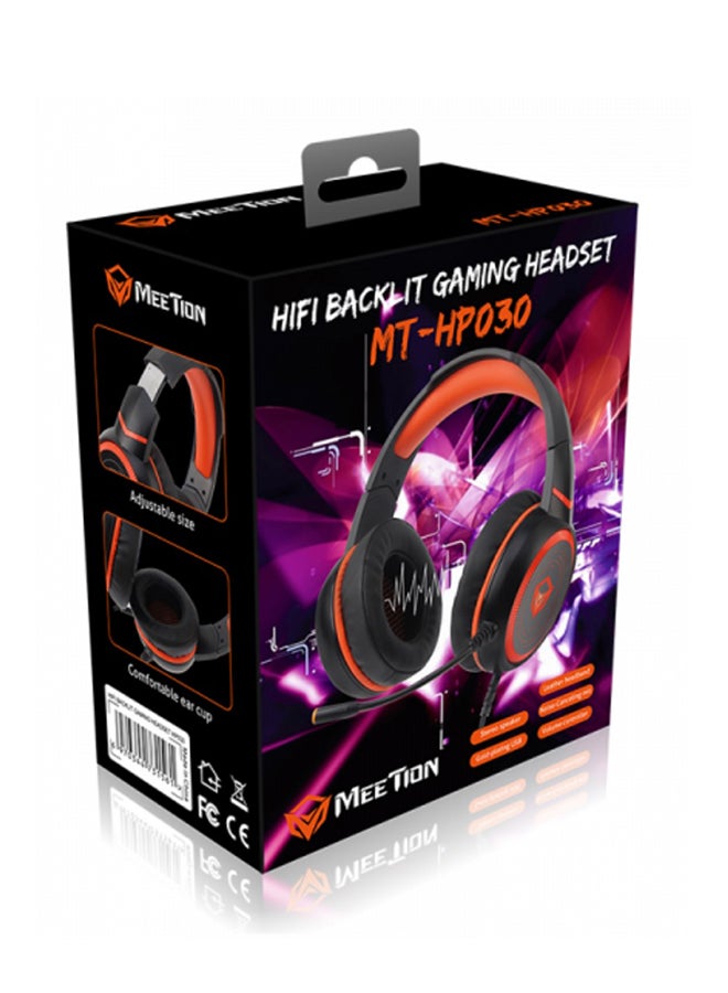 Meetion Surround Sound LED Backlit Gaming Headset with Mic For PS4/PS5/XOne/XSeries/NSwitch/PC - Image 3
