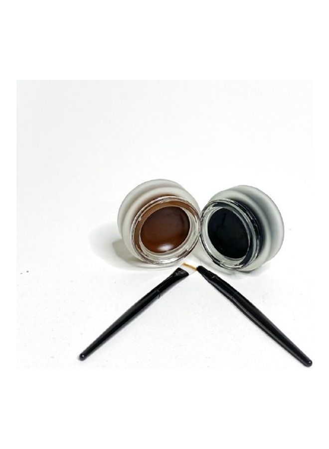 2-Piece Long-Wear Gel Eyeliner Set Black/Brown - v1611046660/N43799789A_1