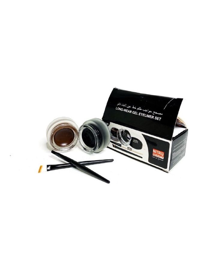 2-Piece Long-Wear Gel Eyeliner Set Black/Brown - v1611046660/N43799789A_2