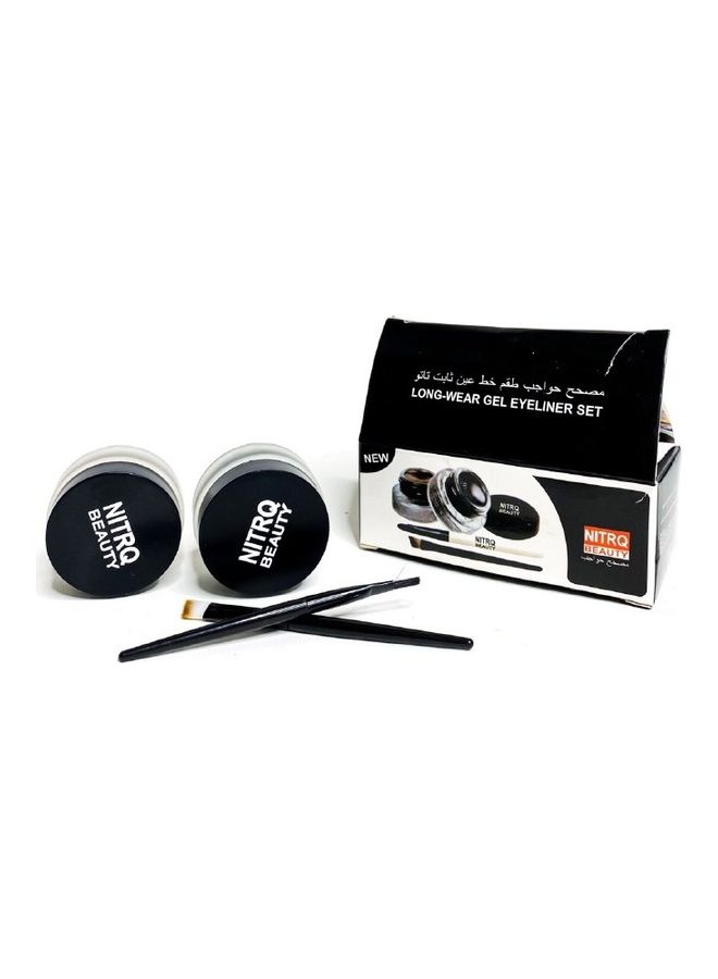 2-Piece Long-Wear Gel Eyeliner Set Black/Brown - v1611046660/N43799789A_3