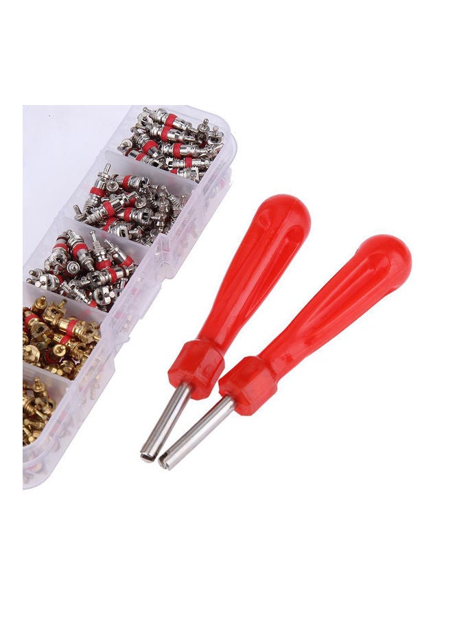 242-Piece Air Conditioning R134A Valve Cores Repair Tool Kit - Image 5