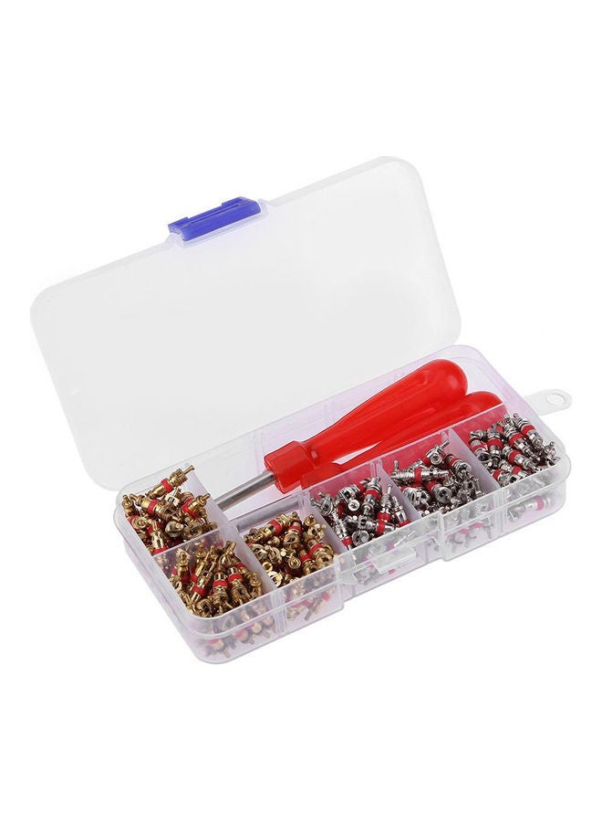 242-Piece Air Conditioning R134A Valve Cores Repair Tool Kit - Image 1