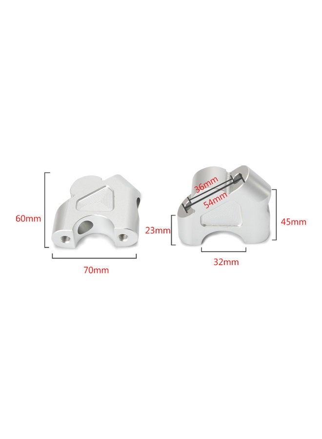 Generic 2-Piece Handlebar Riser Clamp  - Image 2