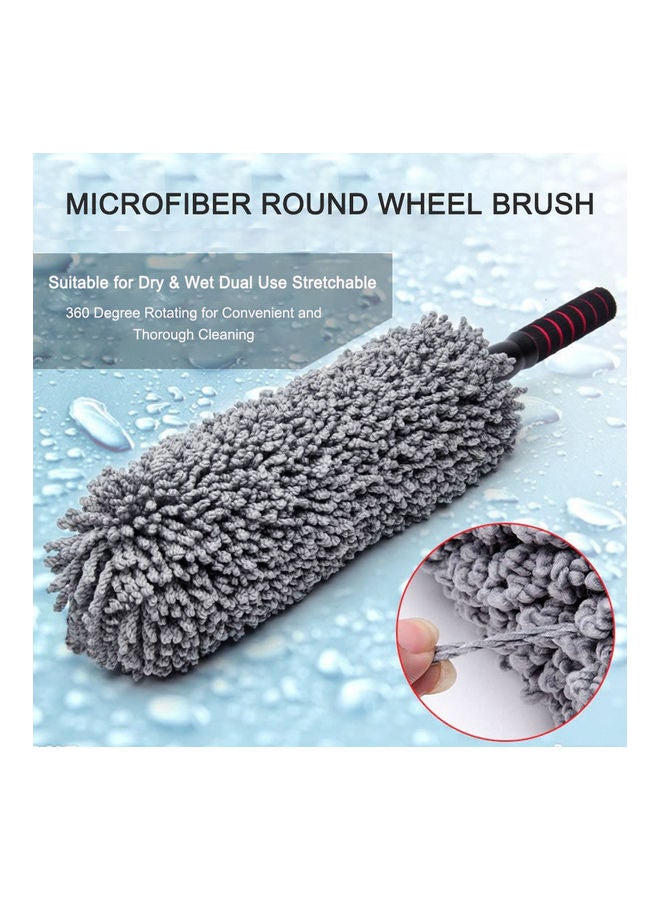 فرشاة دائرية مصنوعة من المايكروفايبر. - Image 3