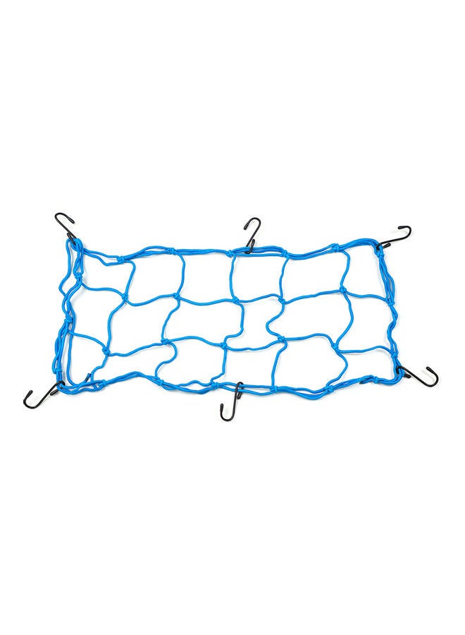Generic Cargo Net Motorcycle Helmet Mesh Bungee Cord With 6 Hooks  - Image 1