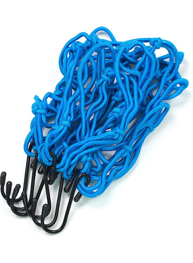 Generic Cargo Net Motorcycle Helmet Mesh Bungee Cord With 6 Hooks  - Image 5