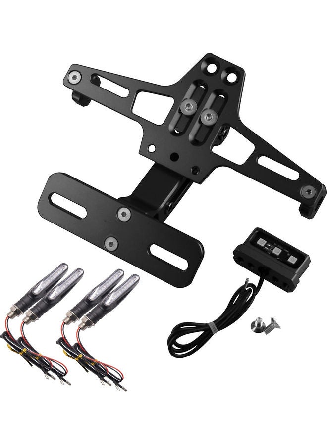 Generic - Motorcycle Adjustable Holding Bracket With Turn Signal Lights - Image 1
