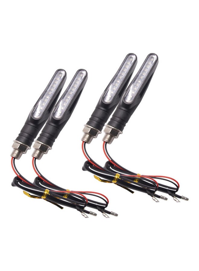 Generic - Motorcycle Adjustable Holding Bracket With Turn Signal Lights - Image 1