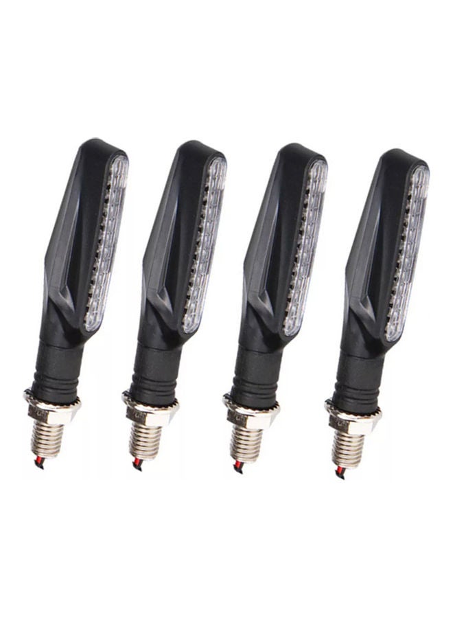 Generic - 4-Piece Motorcycle LED Signal Turning Light - Image 1